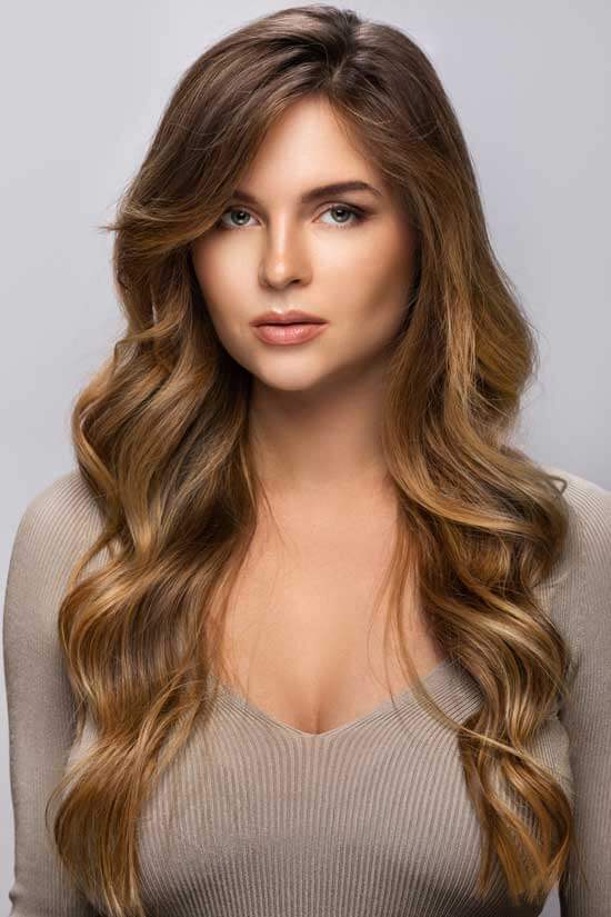 balayage highlights long hair