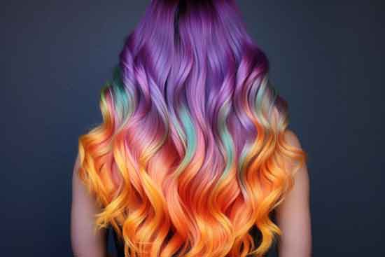 Two-Toned Hair Color Effect