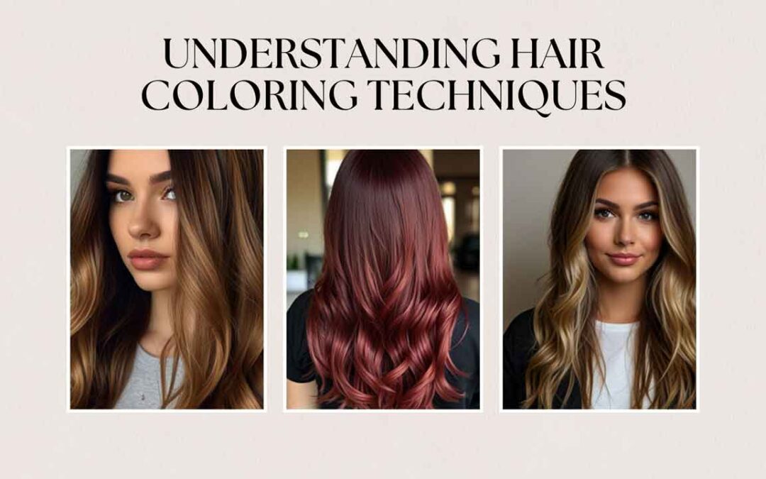 Different hair coloring techniques